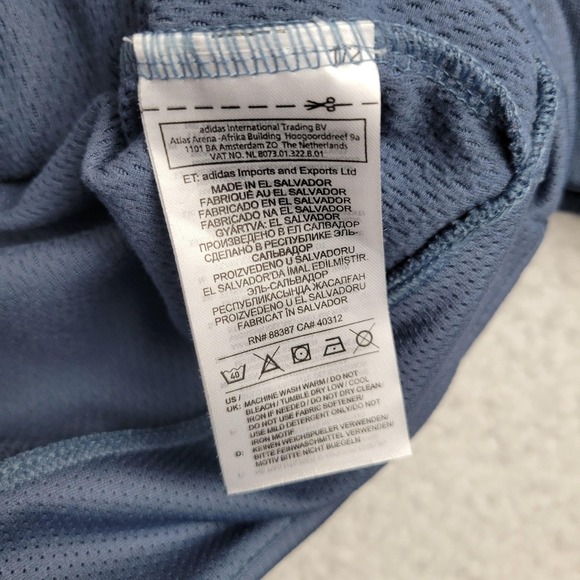 Adidas‎ Hoodie Mens Medium Blue ClimaWarm Pullover Only The Best Athletic FS0020 - Picture 7 of 11